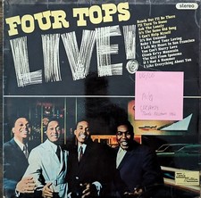 The Four Tops Live Vinyl