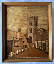 Wooden Marquetry Picture
