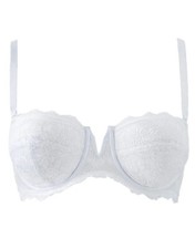 NEW WHITE UNDERWIRED PADDED