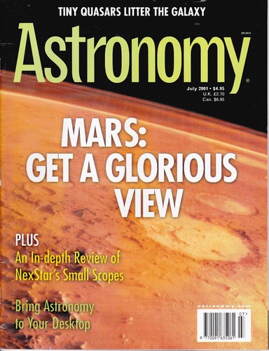 Astronomy magazine july 2001 - magazine,
