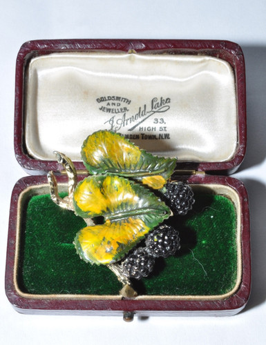 Vintage signed exquisite leaf - vintage,