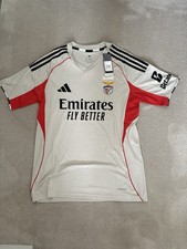 benfica away jersey size M