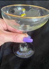 Vintage 1970s Babycham Glass