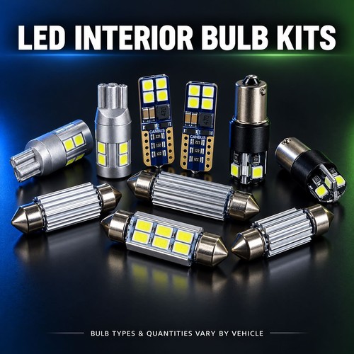 Blue interior led bulb kit - blue, set