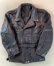 Vintage Leather Biker Jacket