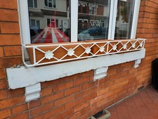 WROUGHT IRON WINDOW GUARD /PLANT  POT / PLANTER RETAINER/100cm long