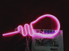 LIGHT BULB NEON LIGHT / NEON LIGHT BULB LIGHT / PERFECT FOR RETRO ROOM