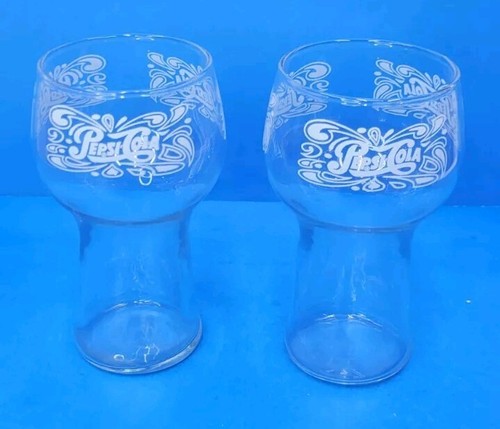 Vintage retro pepsi cola glass - vintage,