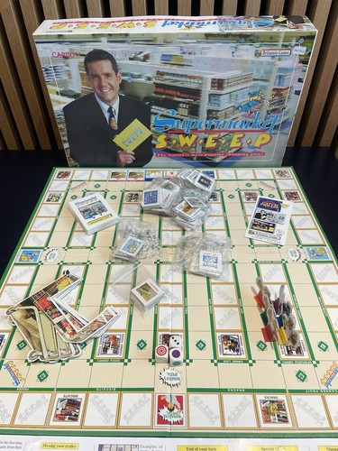 Supermarket sweep board - supermarket, game
