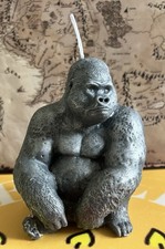 Large Silverback Gorilla Soy Wax Candle 100% Natural Great Present