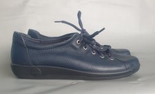 Ladies Ecco Navy Blue Soft