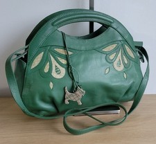 Radley Vintage Green Leather Satchel