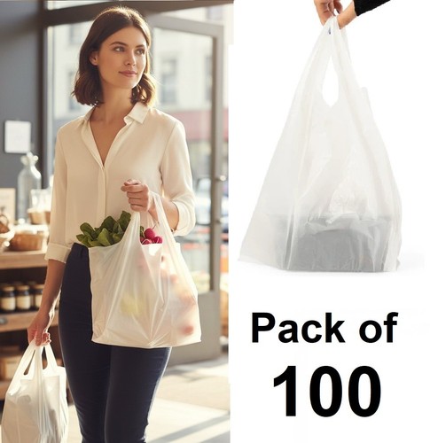 Plastic vest carrier bags - bags, x