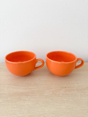 Vintage tams orange mugs - vintage,