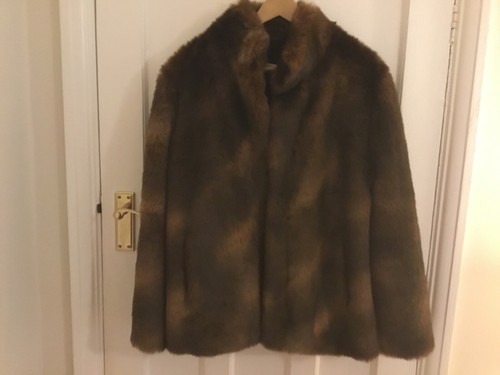 Faux fur jacket size - fur,