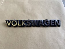 Used Genuine VW Volkswagen Script Rear Badge Golf Mk1 Mk2 Cabriolet