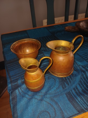 Copper brass small jug - copper/,