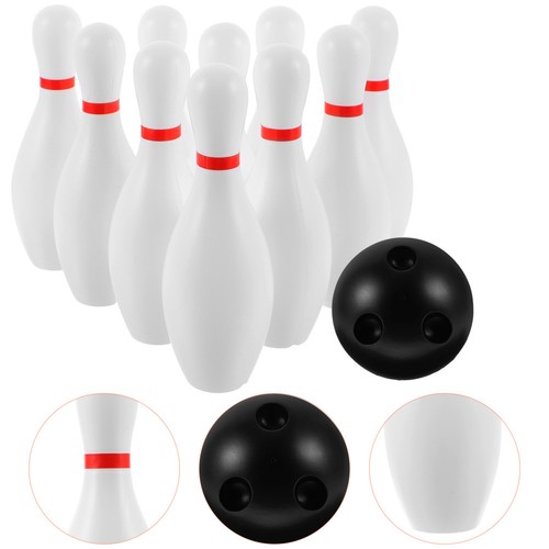 Kids bowling set white wooden - kids,