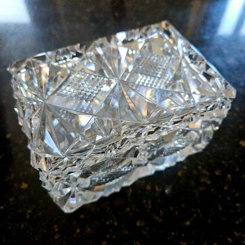 Vintage cut crystal glass - vintage,