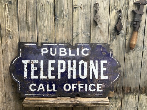 Vintage original enamel - original, sign