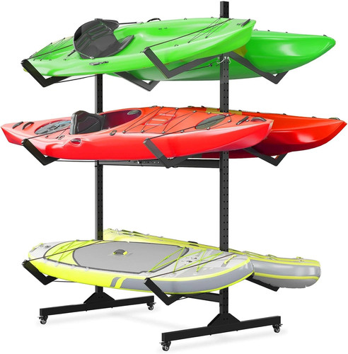 Freestanding kayak storage - kayak,