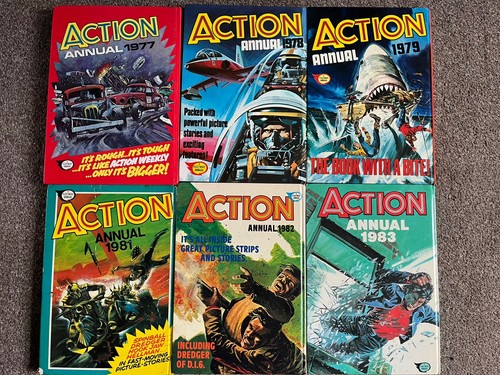 Fleetway action annuals - action,