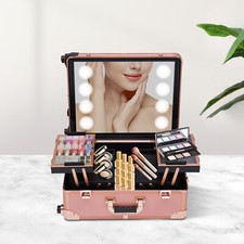 Rolling Makeup Case Aluminum