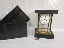 French Four Clock Glass Crystal Regulator Mantel L Epee