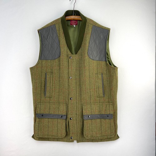Beaver tweed gilet - beaver, xxl