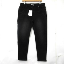 Arne Jeans Size 34S Men's Black Wash Denim Slim Fit Pants With Tags - Preloved 