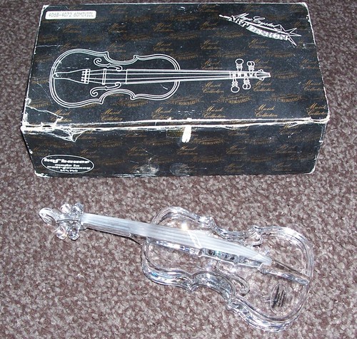 Hofbauer lead crystal violin - hofbauer,