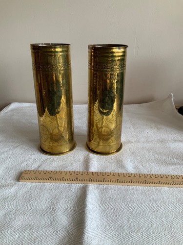 Wwi german trench art shell - german,