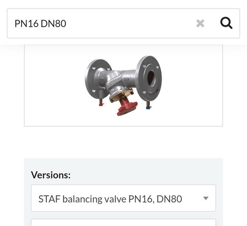 Flow direction balancing - flow, valve