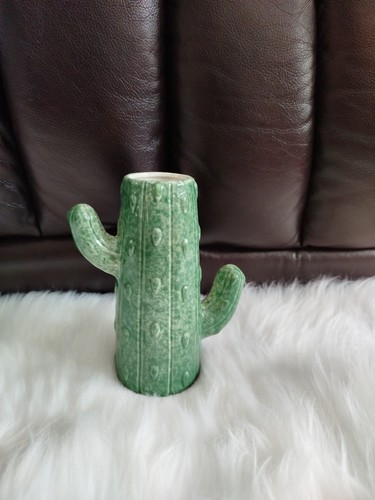 Green ceramic cactus shaped - cactus,