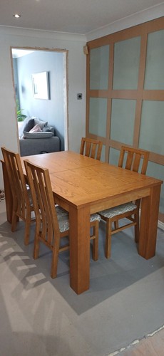 Extending rectangular wooden - extending,
