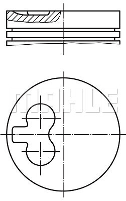 New piston for aro daf - new,