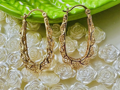 Oval creoles basket 33mm - oval,