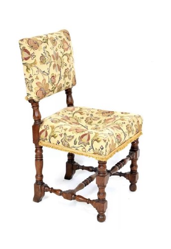 Oak framed chair - framed,