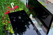 Glossy black side panels - , akai