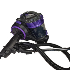 Goodmans Cylinder Turbo Max Vacuum Cleaner Purple 381345 Bagless Tested Working