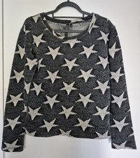 Black & White Star Knit
