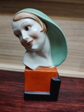 Rare 1939s Lady Head Vase