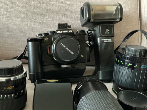 Vintage olympus om40 slr - olympus,