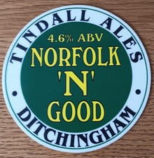 1 PUMP CLIP - TINDALL ALES