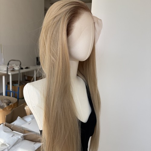 Ombre blonde synthetic hair - ombre,