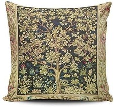 William Morris Tree of Life Cushion Covers 50cm x 50cm Throw Pillow Covers Case