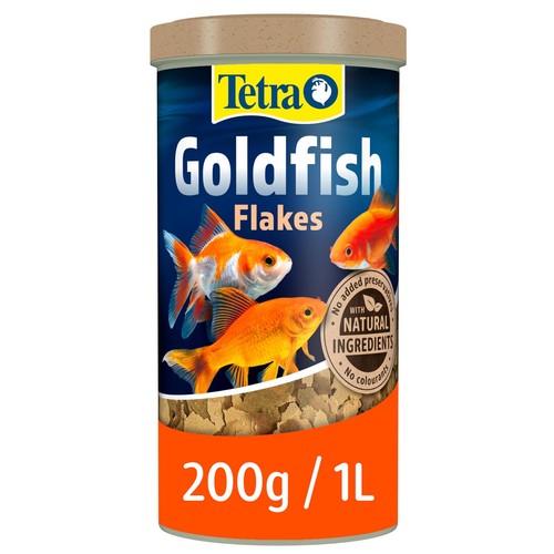 Tetra goldfish flakes flake - tetra,
