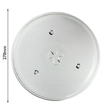 Glass Turntable Plate Dish