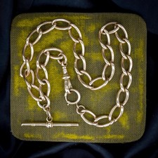 Antique 9ct Gold Oval Link