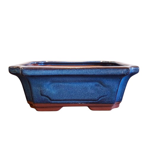 Glazed bonsai pot - bonsai, 185x140x70